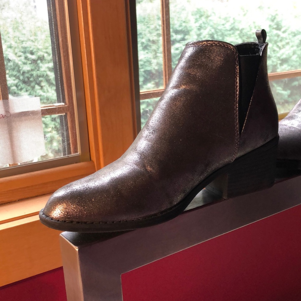 Metallic boots